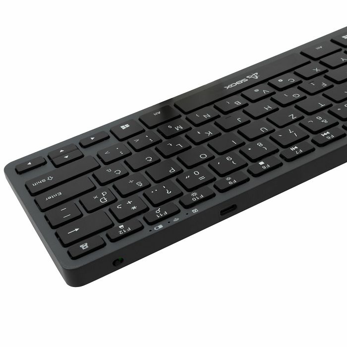 SBOX bluetooth tipkovnica BT-05 HR srebrna