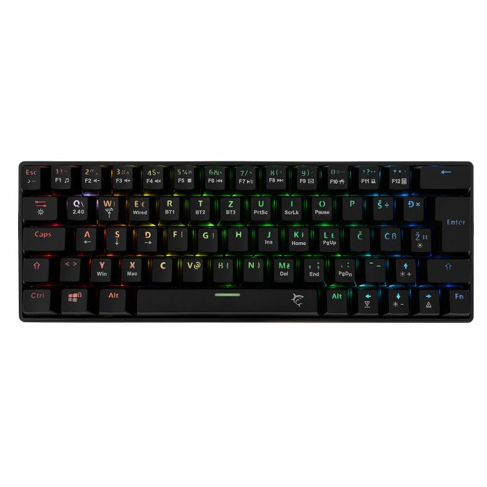 WHITE SHARK Premium gaming mehanička tipkovnica GK-003112 KAIKEN, Wifi, BT