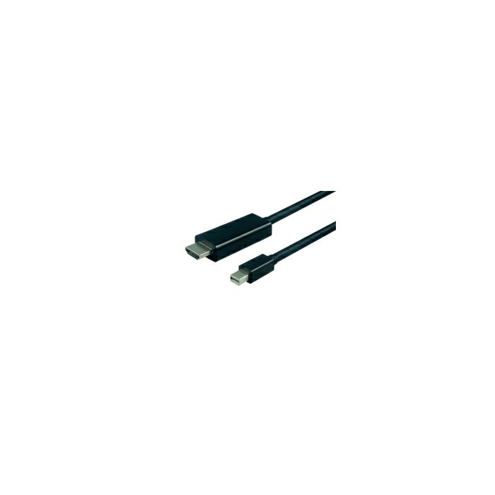 Roline VALUE Mini DisplayPort kabel v1.2, Mini DP - UHDTV, M/M, 2.0m, crni