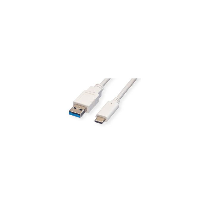 Roline VALUE USB 3.2 Gen 1 kabel, A-C, M/M, 3.0m, bijeli