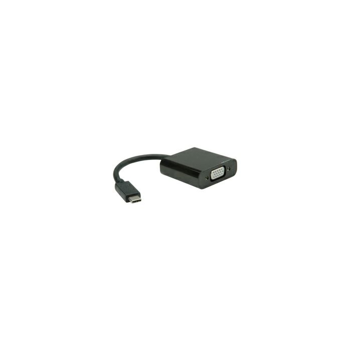 Roline VALUE adapter USB-C - VGA, M/F, 0.15m