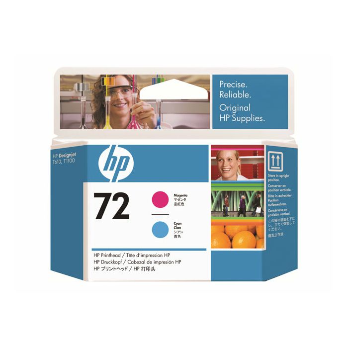 HP 72 Printhead magenta and cyan Vivera