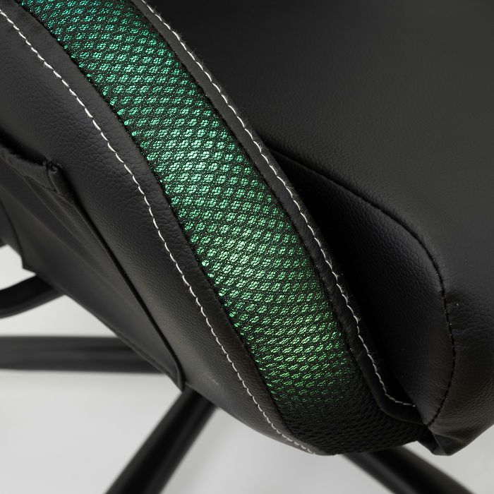 WHITE SHARK RGB gaming stolica INDIANAPOLIS crna