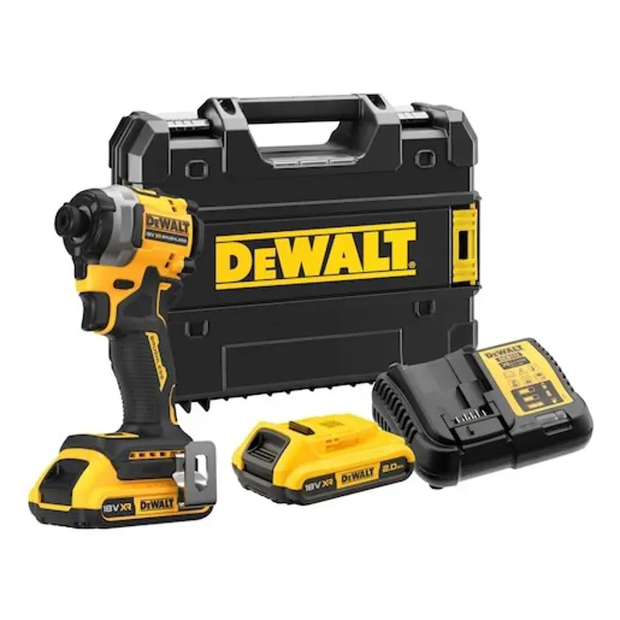 18v impact driver 3 gears; 208nm; trunk; 2x2ah