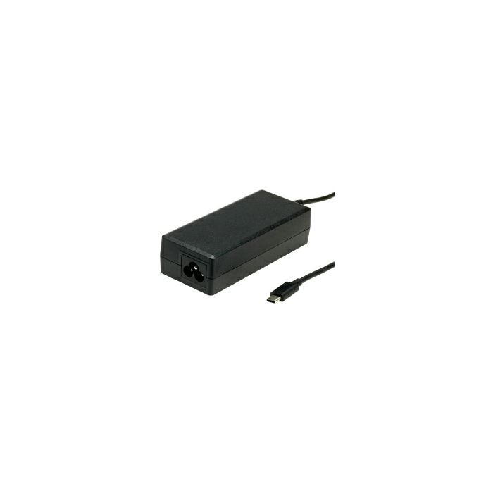 Roline USB-C strujni adapter, utor za 3-pinski kabel ("Mickey Mouse"), 65W