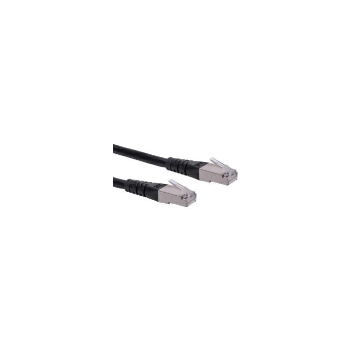 Roline S/FTP (PiMF) Cat.6 mrežni kabel oklopljeni, 5.0m, crni