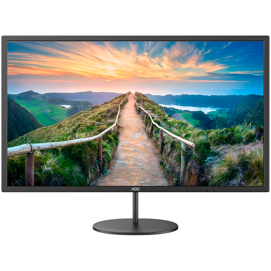 AOC Q32V4 monitor - 80cm (32"/31.5" vidno), QHD (2560 x 1440), IPS, 75Hz, 4ms (GTG), Adaptive Sync, 1x HDMI 1.4, 1x DP 1.2 - Q32V4-A