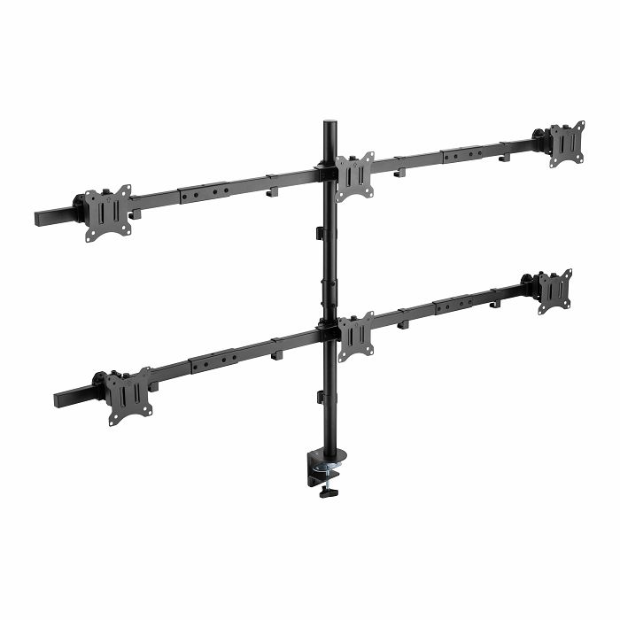 SBOX stolni nosač za 6 monitora LCD-352/6-2 okretni