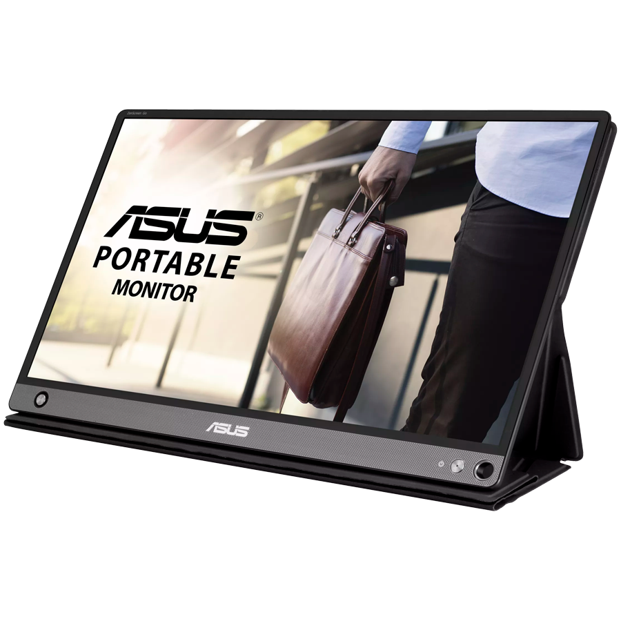 ASUS ZenScreen GO MB16AHP prenosni monitor - 39,62cm (16''/15,6'' vidno), FHD (1920 x 1080), IPS, USB Type-C, Micro-HDMI, vgrajena baterija - 90LM04T0-B01170-A