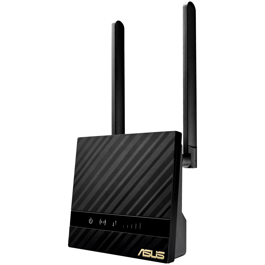 ASUS 4G-N16 N300 WiFi4 (802.11n) LTE Modem usmjerivač, 4G LTE za brzinai interneta do 150 Mbps, žični LAN Ethernet priključek, Vključi-in-Surf! Enostavna namestitev in uporaba - 90IG07E0-MO3H00-A