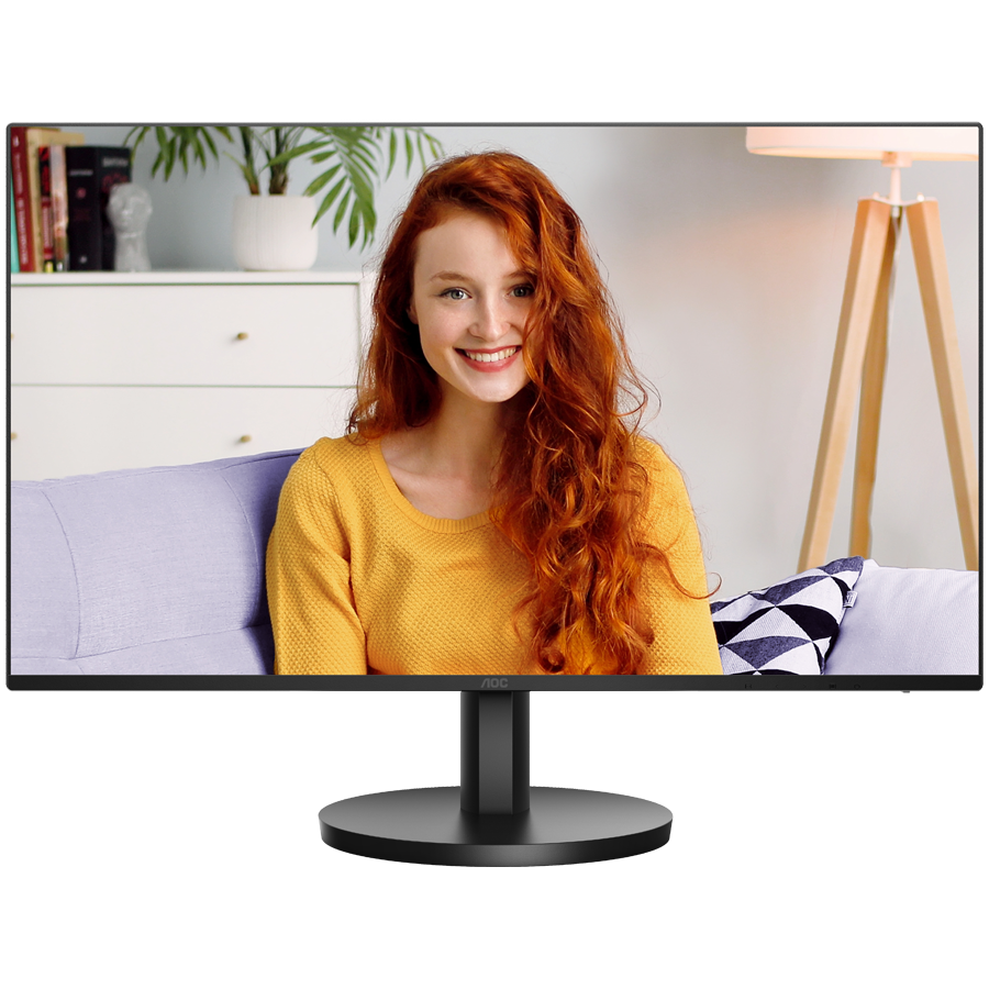 AOC 24B3HA2 monitor - 60.5cm (23.8”), FHD (1920 x 1080), IPS, 100Hz, 1ms (MPRT), Adaptive Sync, 1xD-SUB (VGA), 1x HDMI 1.4 - 24B3HA2-A