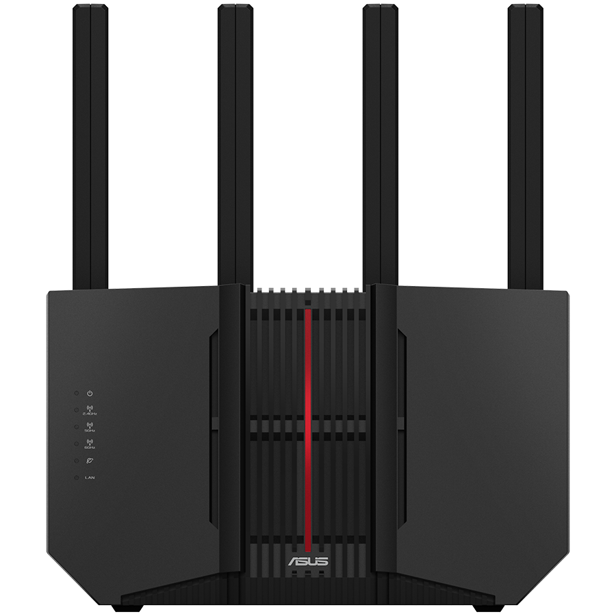 ASUS RT-BE92U BE9700 Tri-Band WiFi 7 (802.11be) gaming usmjerivač, AiMesh kompatibilen - 90IG0950-MO9A0V-A