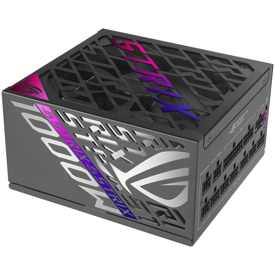ASUS ROG Strix 1000W Platinum modularni napajanje, ATX 3.1 kompatibilen, 80 PLUS Platinum, 10 let garancije - 90YE00W1-B0NA00-A