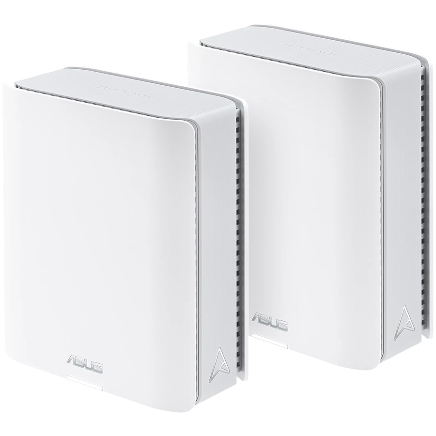 ASUS ZenWiFi BT8 (2-paket) BE14000 Tri-band WiFi 7 (802.11be) Mesh sistem, pametni AiMesh, 6 GHz WiFi, dvojna 2.5G porta, napredna omrežna varnost, starševski nadzor - 90IG0930-MO3B20-A