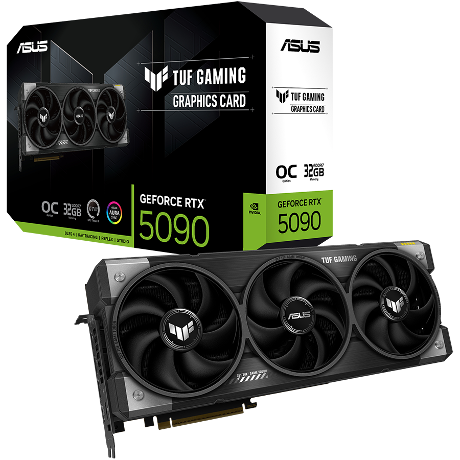 ASUS TUF Gaming GeForce RTX 5090 OC Edition 32GB GDDR7 (TUF-RTX5090-O32G-GAMING) Grafička kartica, PCIe 5.0, 2xHDMI 2.1b, 3xDisplayPort 2.1b - 90YV0LY0-M0NA00-A