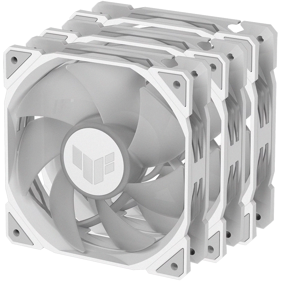 ASUS TUF Gaming TR120 ARGB ventilatorji, 3x 120mm PWM, beli - 90DA0093-B09020-A