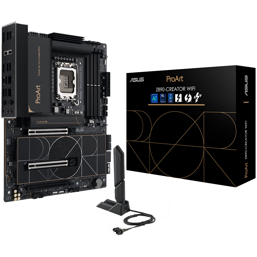 ASUS PROART Z890-CREATOR WIFI LGA1851 ATX osnovna ploča - Intel Z890, 4xDDR5, 5xM.2, 4xSATA, 10Gb +