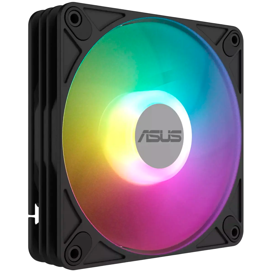 ASUS AR120 ARGB ventilator, 120mm PWM, črn, bulk - 90DA00E0-B09000-A