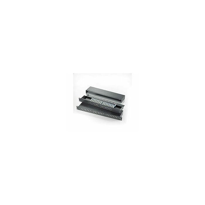 Roline Cat.5e/Class D 19" Patch Panel 24-porta STP, crni
