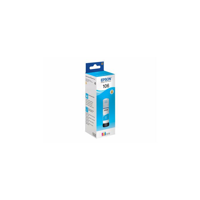 EPSON 106 EcoTank Cyan ink bottle