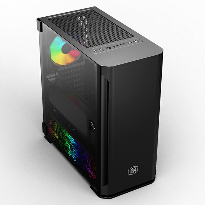 BIT FORCE Mid Tower ARGB Gaming PC kućište GALAXY ATG-2