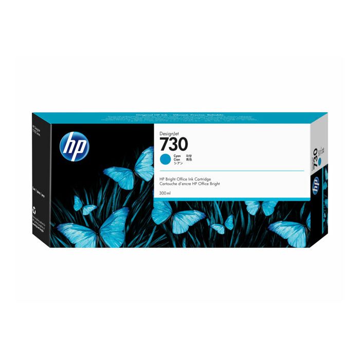 HP 730 300 ml Cyan Ink Cartridge