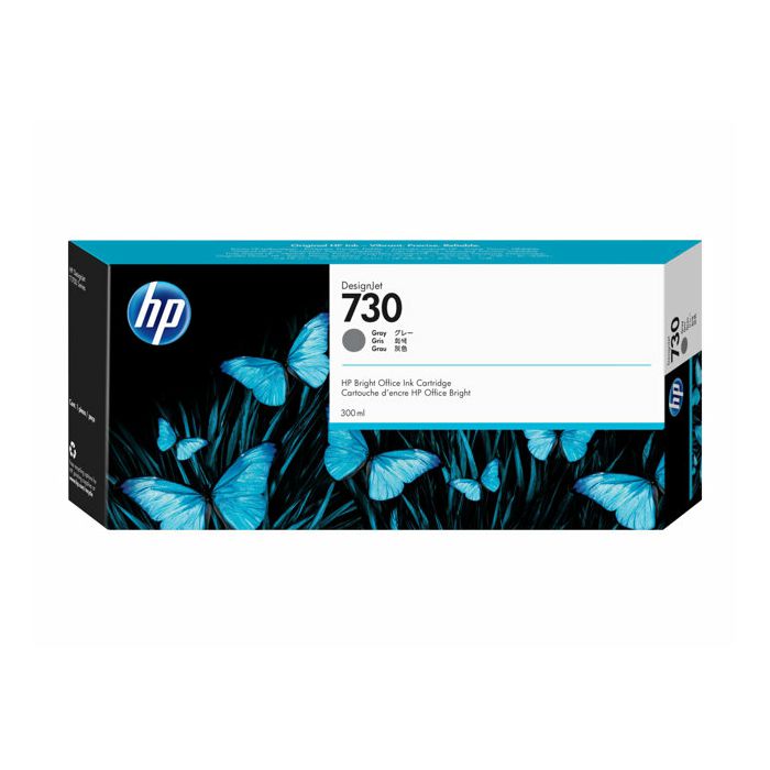HP 730 300 ml Gray Ink Cartridge