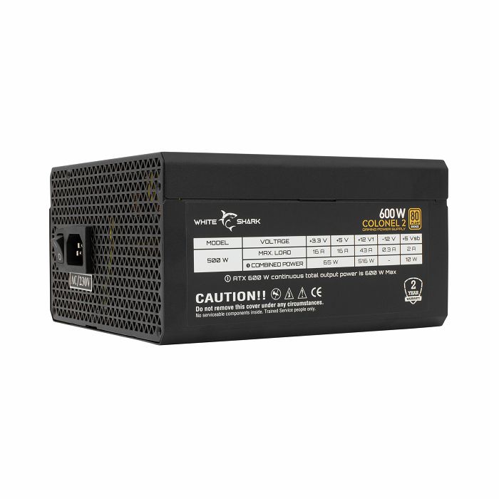 Napajanje WHITE SHARK 600W 80+ Bronze GPSU-B600S COLONEL-2