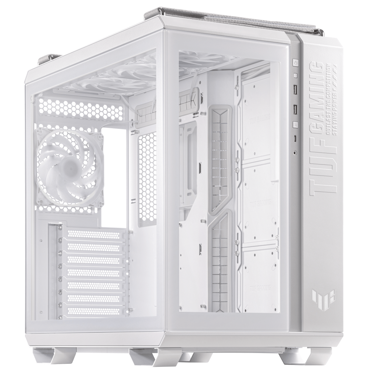 ASUS TUF Gaming GT502 Plus TG Gehäuse - white-90DC0093-B19000