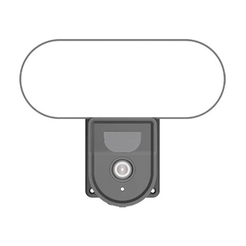 Smart outdoor WiFi camera with Gosund IPC3 floodlight, IP65 Tuya