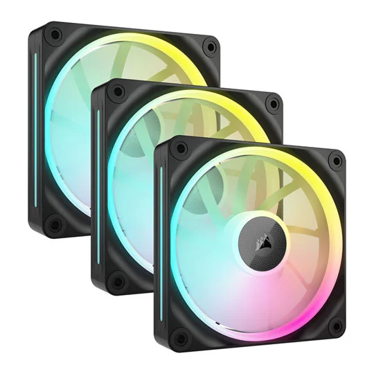 Corsair iCUE Link LX120 RGB, PWM Lüfter, 3er Pack - 120mm, black-CO-9051026-WW