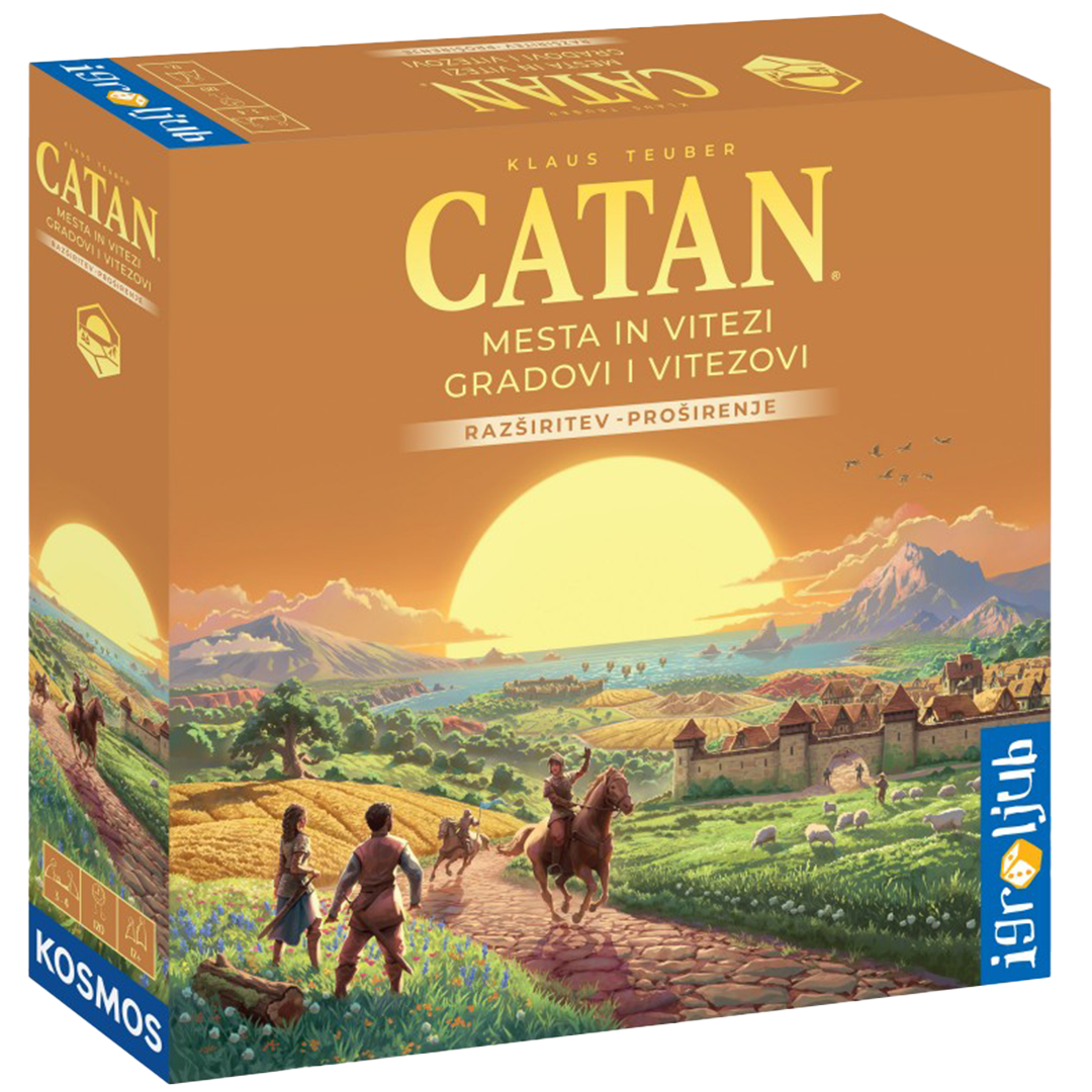 BOARD GAME - CATAN - CITIES & KNIGHTS EXPANSION SLO/CRO