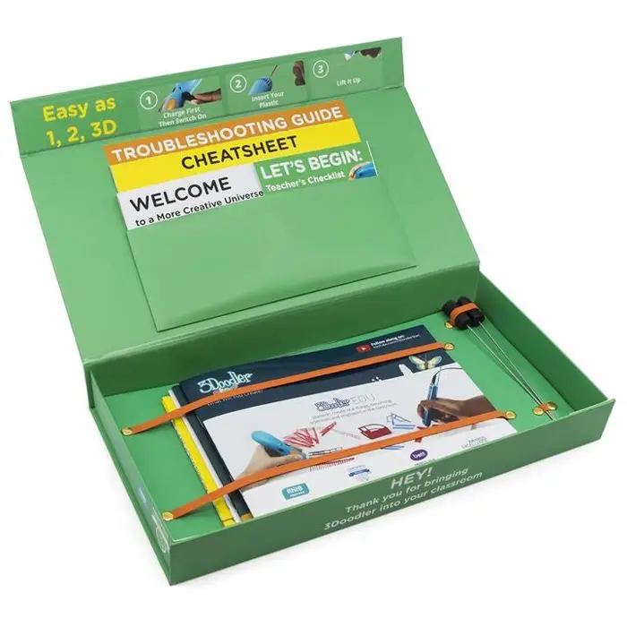 3Doodler Start EDU Plastic Blue, Cyan, Green, Grey, Orange, Red, White, Yellow