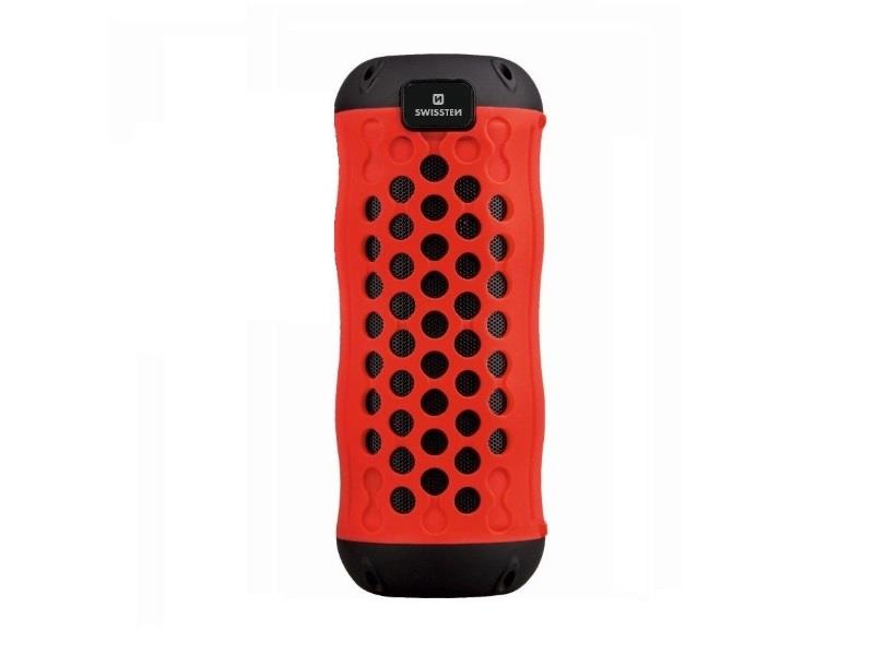 SWISSTEN zvučnik Bluetoooth, vodootporan IPX5, 2*5W, baterija, crveni X-BOOM EOL - 05220085