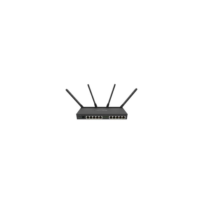Mikrotik RouterBOARD 4011iGS+5HacQ2HnD, Cortex A15 CPU (4-cores), 1GB RAM, 10×GLAN, 1×SFP+, 2.4Ghz/5Ghz 802.11b/g/n/ac, RouterOS L5, desktop kućište, PSU
