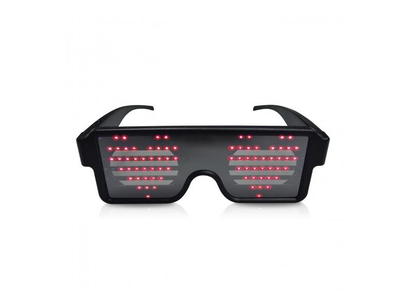 iDance Party naočale, 8 LED načina uzorka, roze - 19060005