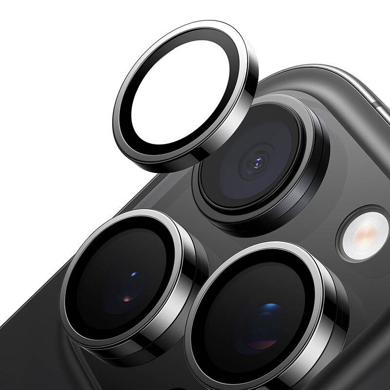 Lensguard Camera Glass for iPhone 16/16 Plus (Black)