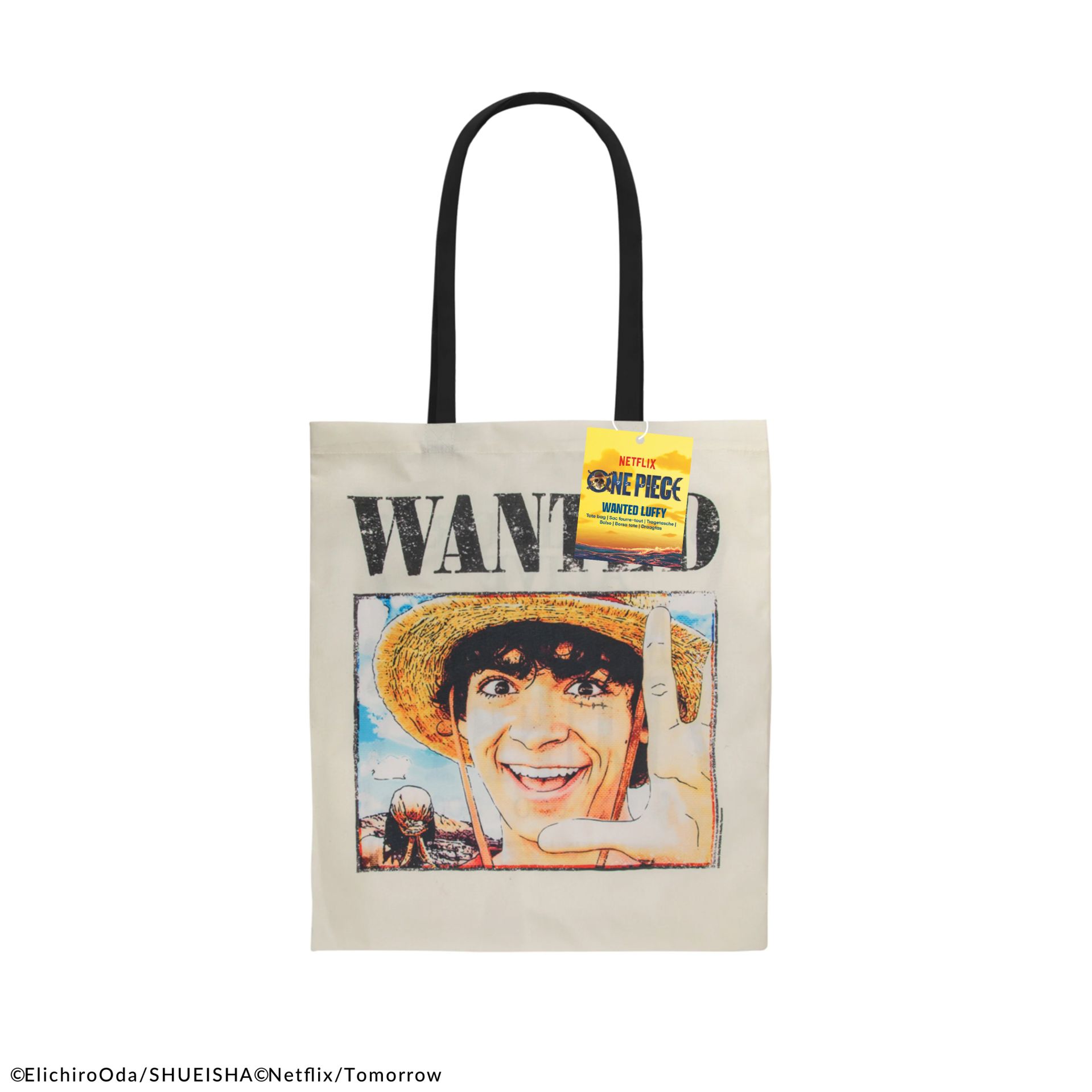 CINEREPLICAS: ONE PIECE - TOTE BAG - WANTED LUFFY