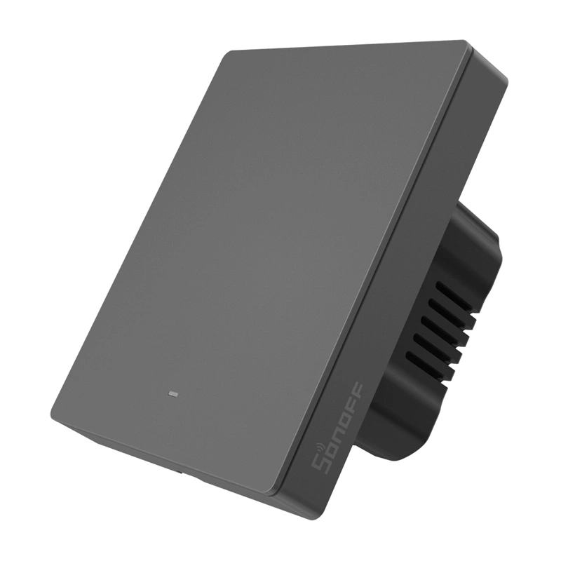 Smart Matter Over Wi-Fi wall switch SONOFF M5-1C-80 (1-channel, for frame, graphite)
