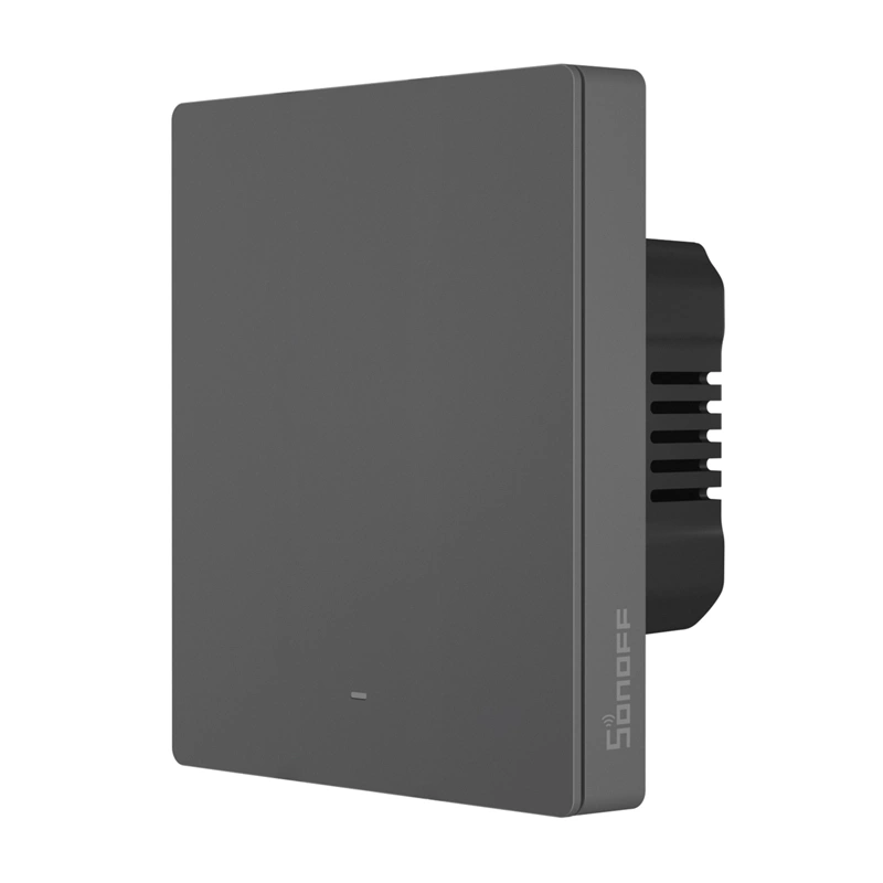 Smart Matter Over Wi-Fi wall switch SONOFF M5-1C-80 (1-channel, for frame, graphite)