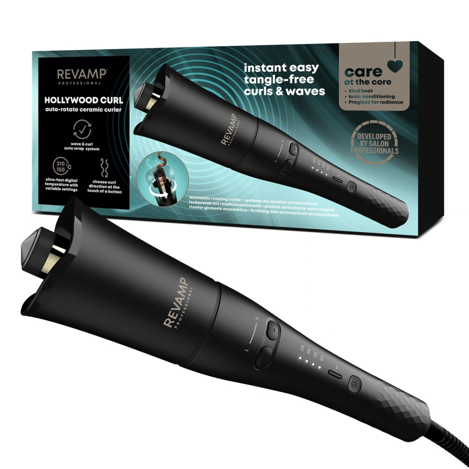 REVAMP HOLLYWOOD CURL AUTO-ROTATE CERAMIC CURLER CL-2250X-EU