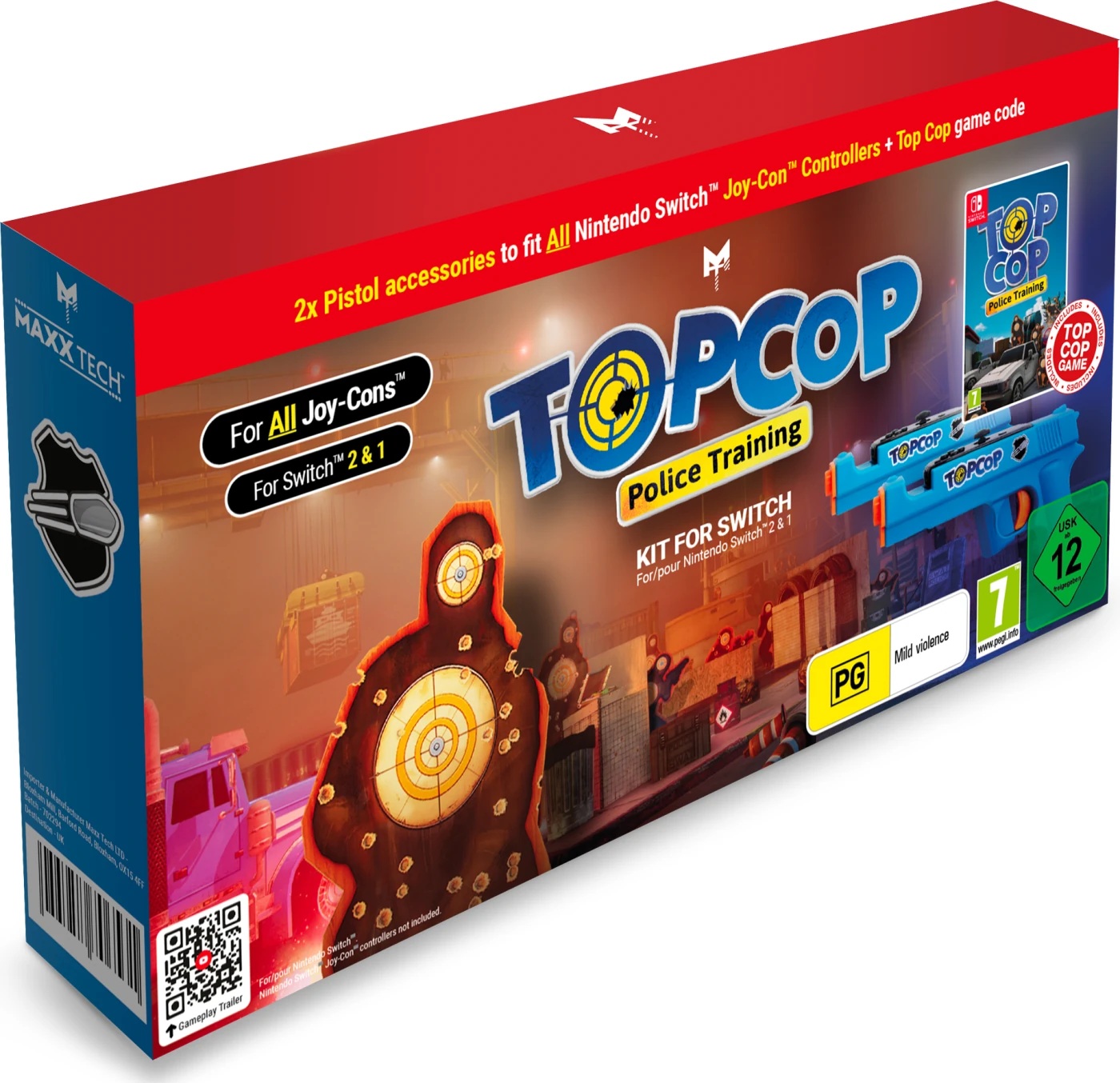 MAXX TECH TOP COP: POLICE TRAINING GAME KIT FOR SWITCH 2&1 (CIAB)
