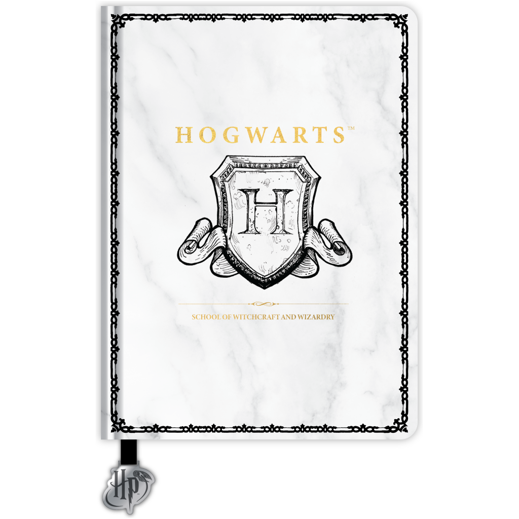 BLUE SKY HARRY POTTER A5 CHUNKY NOTEBOOK HOGWARTS SHIELD (FSC)