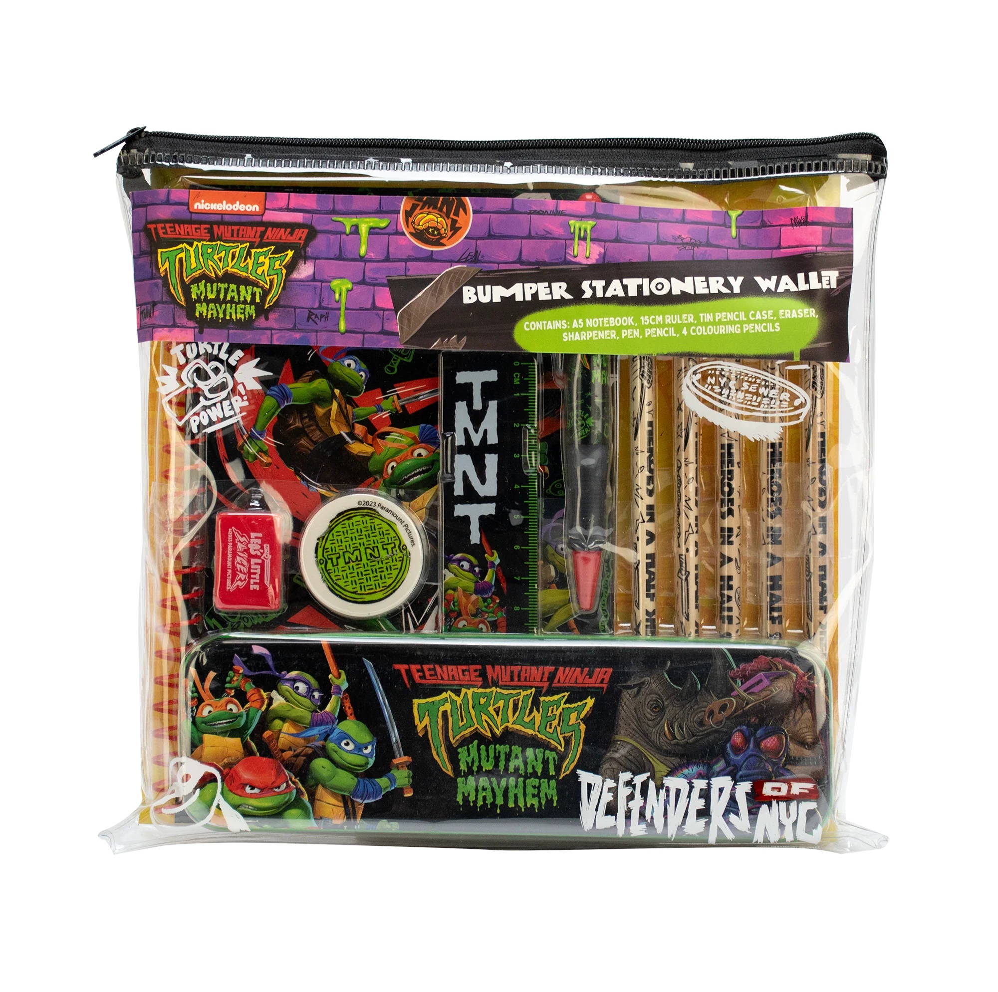 BLUE SKY TMNT STATIONERY WALLET - BUMPER COMPACT