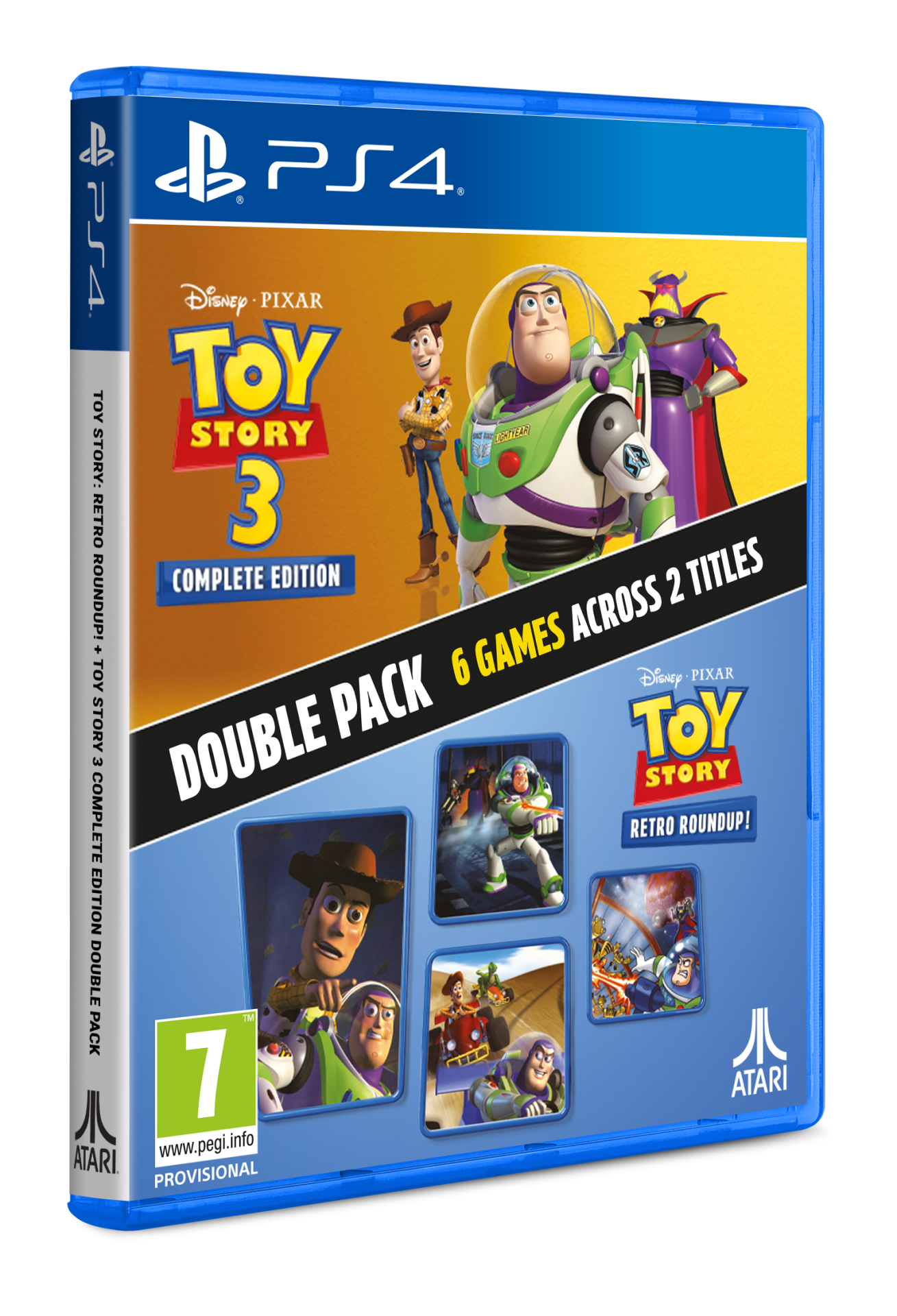Toy Story: Retro Roundup! + Toy Story 3 Complete Edition Double Pack (Playstation 4)