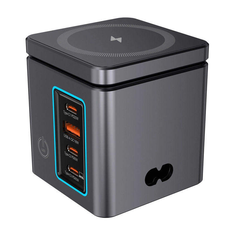 Blitzwolf BW-i113 GaN, USB-A, 3xUSB-C, 105W mains charger