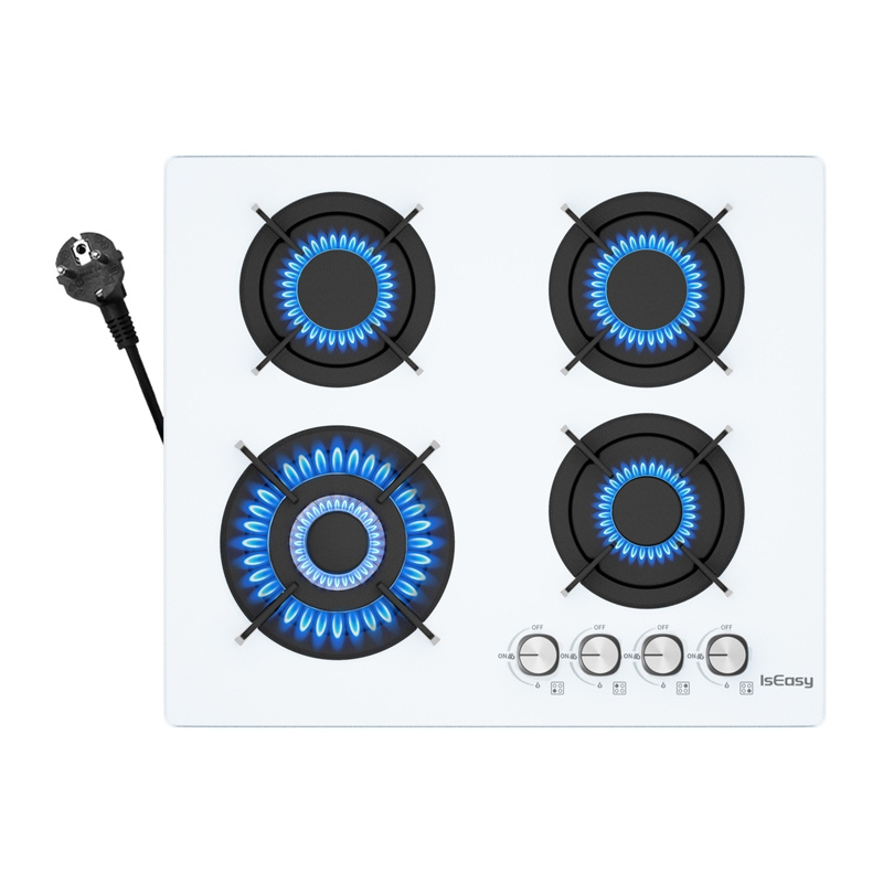 IsEasy MGBG-604B glass gas hob
