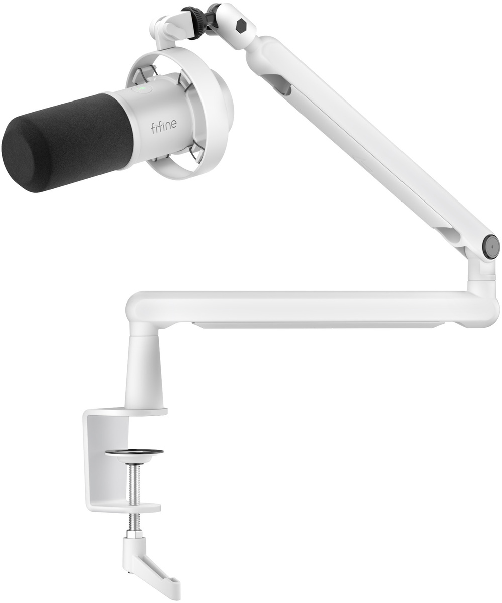 Fifine T688W dynamic microphone (white)