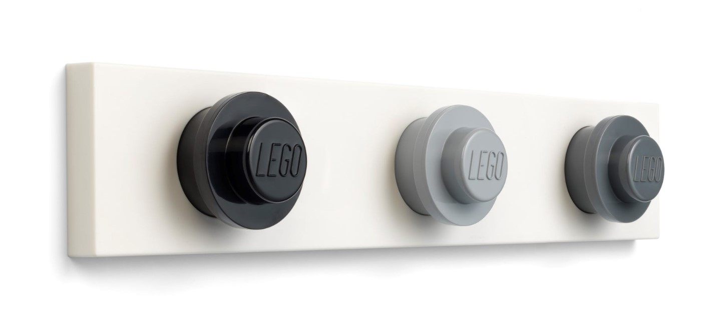 LEGO WALL HANGER RACK BLACK - LIGHT GRAY - GRAY