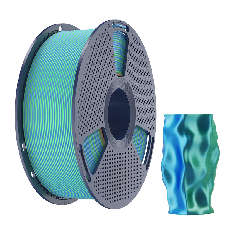 Sunlu PLA+ Silk Dual Color Filament (blue-green)